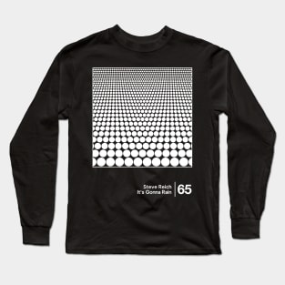 Steve Reich / Original Minimalist Graphic Design Long Sleeve T-Shirt